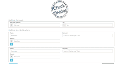 Desktop Screenshot of checkdivider.com